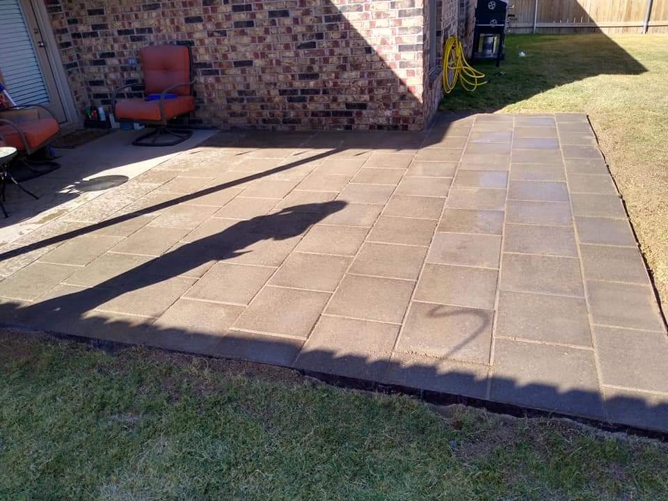 Stamped Concrete Concrete Patio Installation Lubbock Tx Kc Kingdom Concrete Llc
